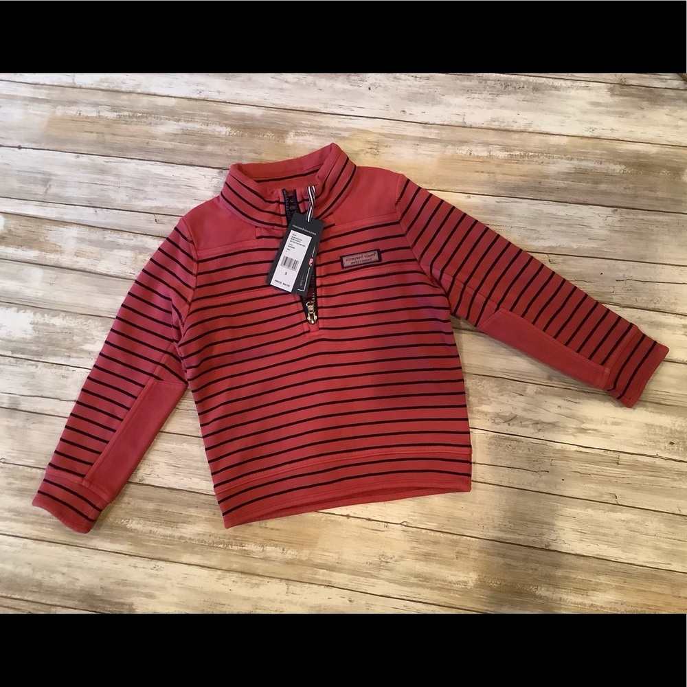Boys Vineyard Vines  Garment-Dye Pique Shoulder Shep Shirt